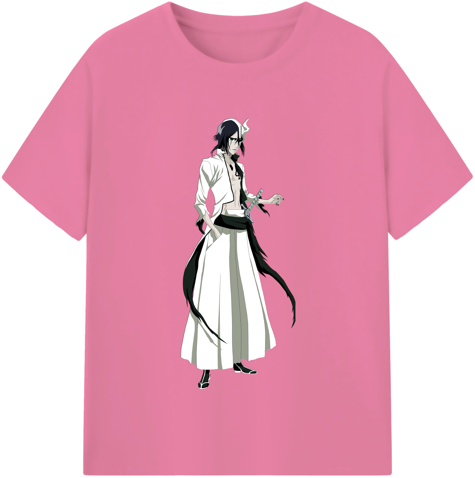 （画像用） ブリーチ ウルキオラ·シファー BLEACH Ulquiorra cifer 綿100％半袖Tシャツ（フロントプリント）